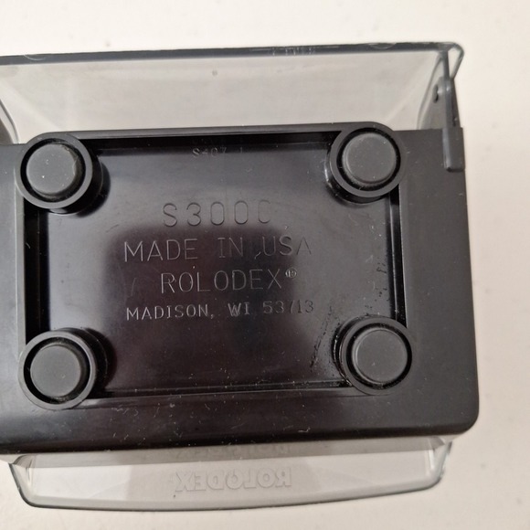 Vintage Rolodex Open Card Flip Top File COMPLETE New Old Stock - Picture 5 of 15